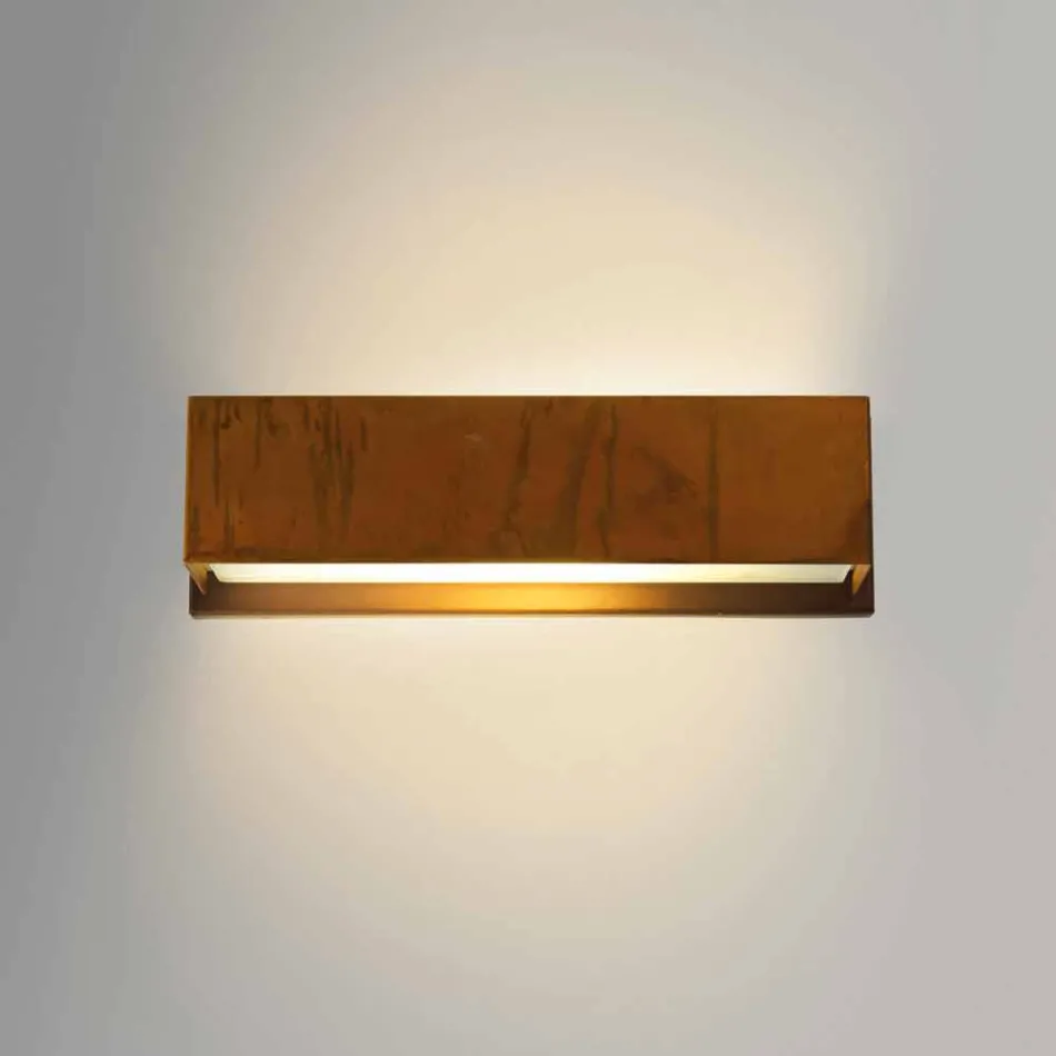 Design wall lamp in brass and steel Ø35xh.10xsp.9 cm Harya Viadurini