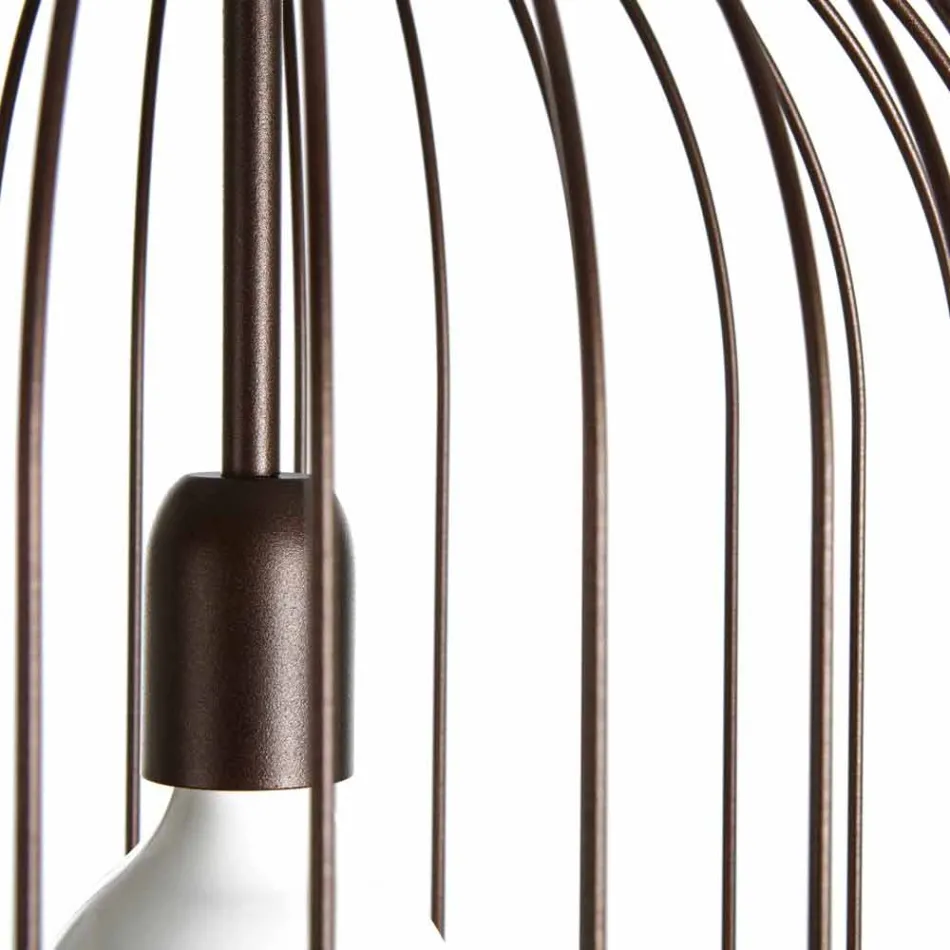 Wall lamp in steel Ø35xh.70xL.catalog cm Bibiana Viadurini