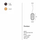 Wall lamp in steel Ø35xh.70xL.catalog cm Bibiana Viadurini