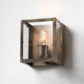Vintage industrial iron wall sconce London Il Fanale