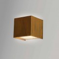 Modern design brass wall lamp 9x H 9x th 9 cm Venere