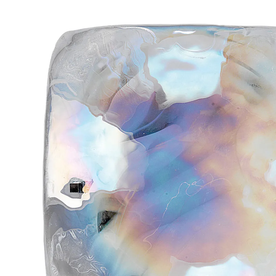 Hand Blown Mother of Pearl Glass Wall Lamp in Venice - Chrystal Viadurini