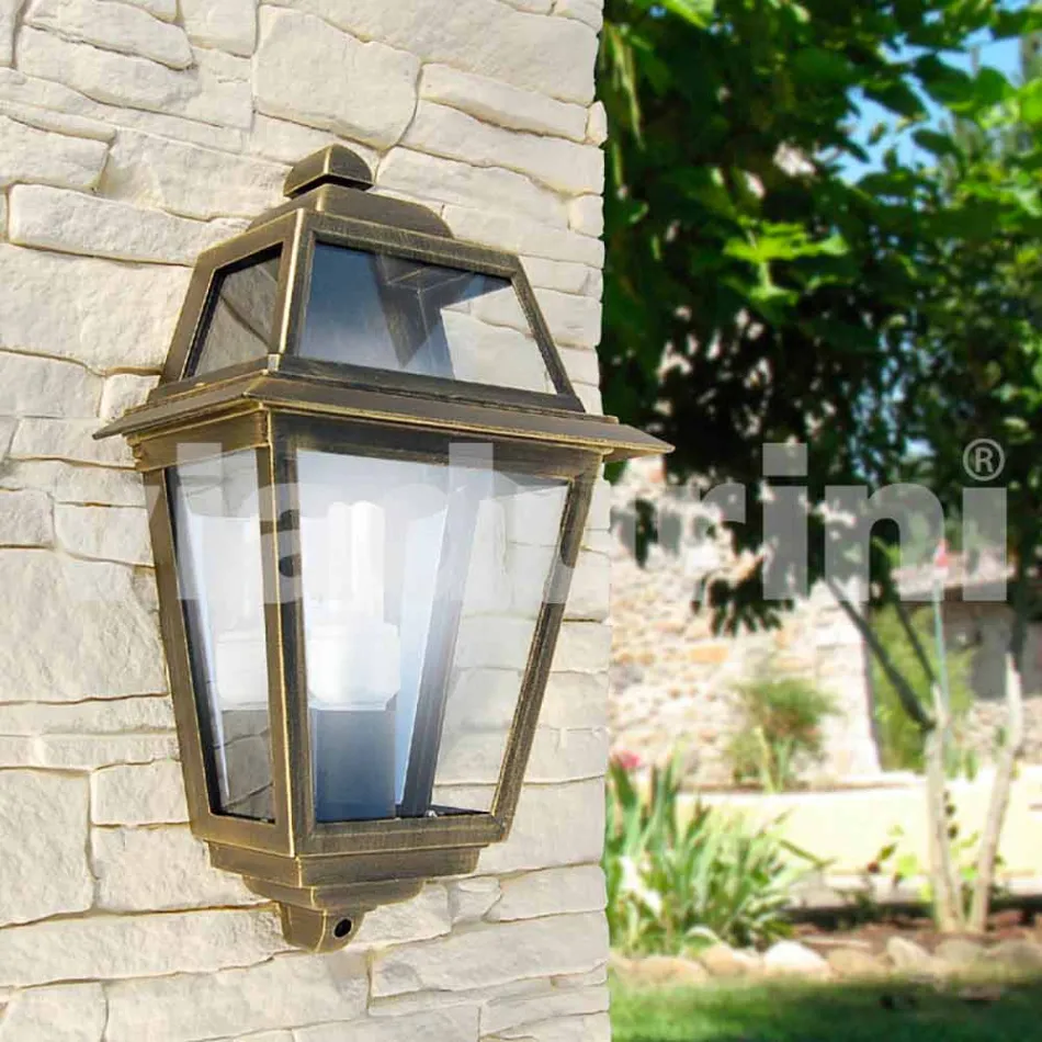 Wall lamp for classic outdoor made in Italy, Kristel aluminum Viadurini