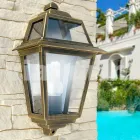 Wall lamp for classic outdoor made in Italy, Kristel aluminum Viadurini