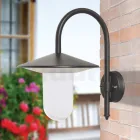 Outdoor Wall Lamp in Gray Aluminum Made in Italy - Belen Viadurini