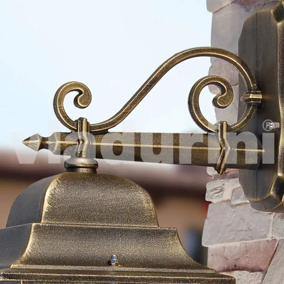 Outdoor wall lamp in aluminum made in Italy, Aquilina Viadurini