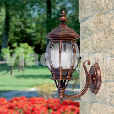 Outdoor wall lamp in aluminum produced in Italy, Anika Viadurini