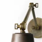 Adjustable wall lamp in iron Loft Il Fanale Viadurini