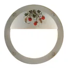 Round Hand Painted Aluminum Garden Wall Lamp - Brindisi Viadurini