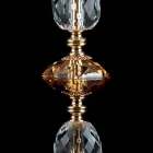 Classic glass table lamp in glass and glass Belle, made in Italy Viadurini