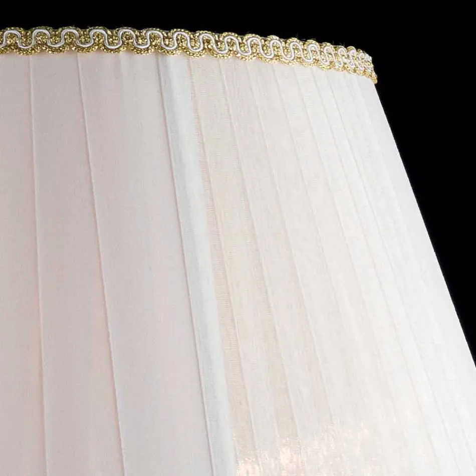 Classic glass table lamp in glass and glass Belle, made in Italy Viadurini