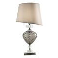 Classic Italian Artisan Glass Table Lamp and Lampshade - Saline
