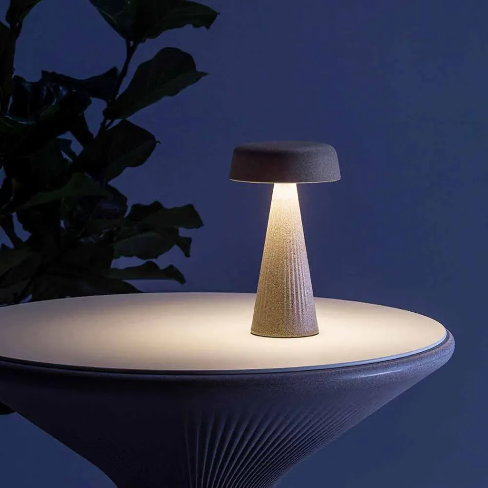 Table Lamp with Structure in Polyethylene Made in Italy - Desmond Viadurini