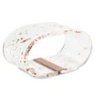 Acrylic Crystal Table Lamp and Gold, Silver or Copper Leaf - Gnassi Viadurini