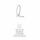 Design Table Lamp in Black Aluminum and Brass Made in Italy - Norma Viadurini