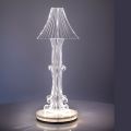 Aurel Plexiglass Table Lamp in Two Sizes Made in Italy