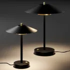 Mira Metal Table Lamp with Various Finishes Made in Italy Viadurini
