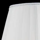 Ivy glass transparent and crystal glass table lamp, made in Italy Viadurini