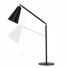 Modern Table Lamp with Metal Structure Made in Italy - Zaira Viadurini