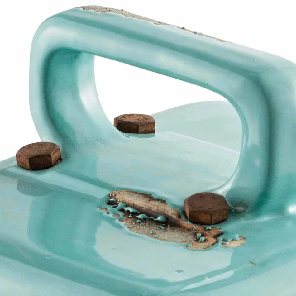 Industrial style table lamp in ceramic and iron Valerie Viadurini