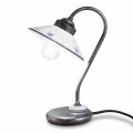 Vintage Style Table Lamp in Hand Painted Ceramic and Iron - Asti