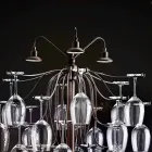 Floor lamp 30 glasses upside Sauvignon Viadurini
