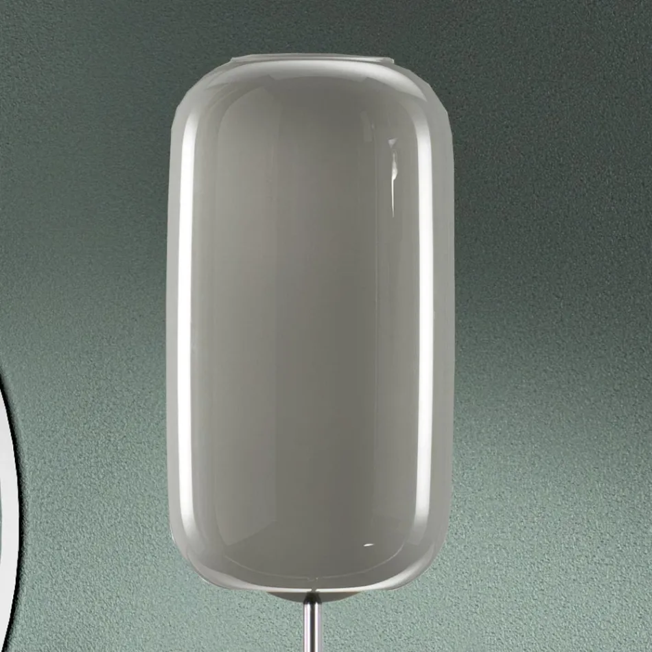 Hand-blown Venetian Glass Floor Lamp - Bamboo Viadurini