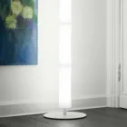 Floor Lamp with Lampshade in White Polyethylene Made in Italy - Asturia Viadurini