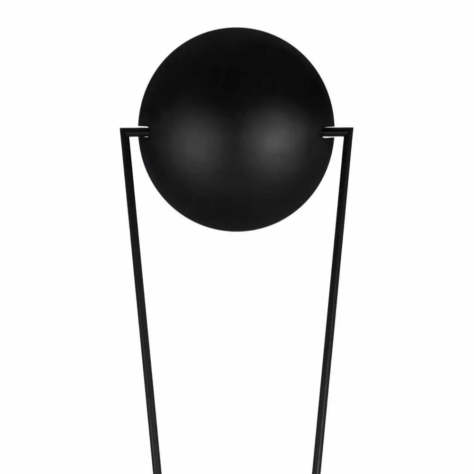 Floor Lamp with Metal Structure and Integrated LED Made in Italy - Rione Viadurini