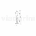 Outdoor floor lamp made of aluminum produced in Italy, Aquilina Viadurini