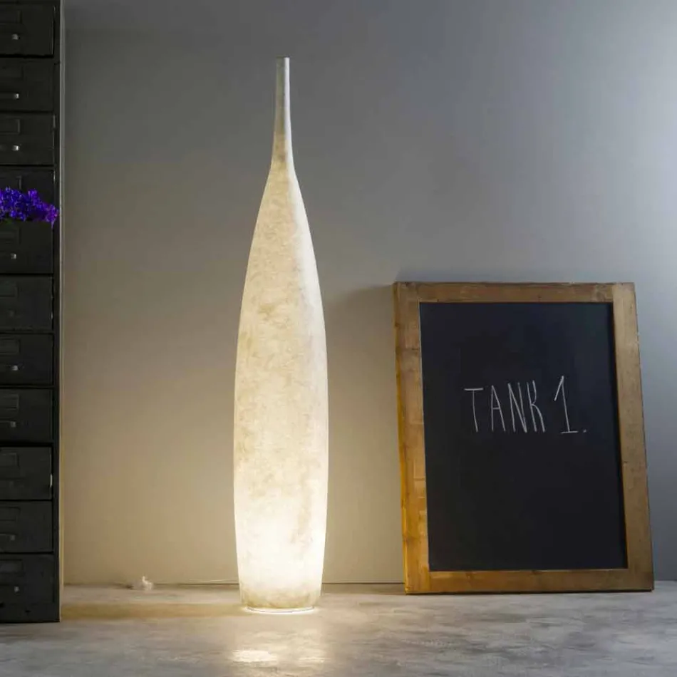 Floor lamp H142cm modern design In-es.artdesign Tank 1 colored Viadurini