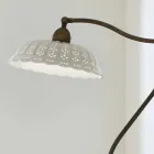 Floor lamp art nouveau ceramics Anita Il Fanale Viadurini