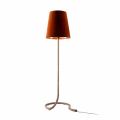 Grilli Snake design metal and fabric floor lamp made 100 % in Italy