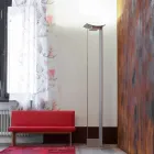 Floor Lamp in Lacquered Metal with Integrated LED Made in Italy - Indra Viadurini