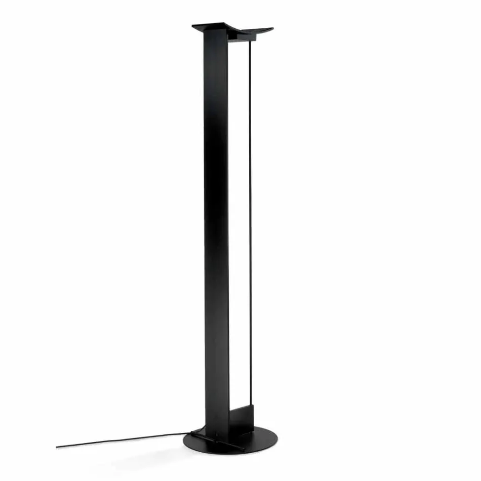 Floor Lamp in Lacquered Metal with Integrated LED Made in Italy - Indra Viadurini