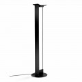 Floor Lamp with Integrated LED in Lacquered Metal Made in Italy - Indra