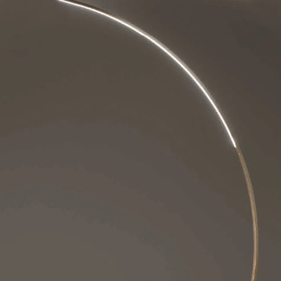 Floor Lamp in Painted Metal with Dimmable LED Light - Eucalyptus Viadurini