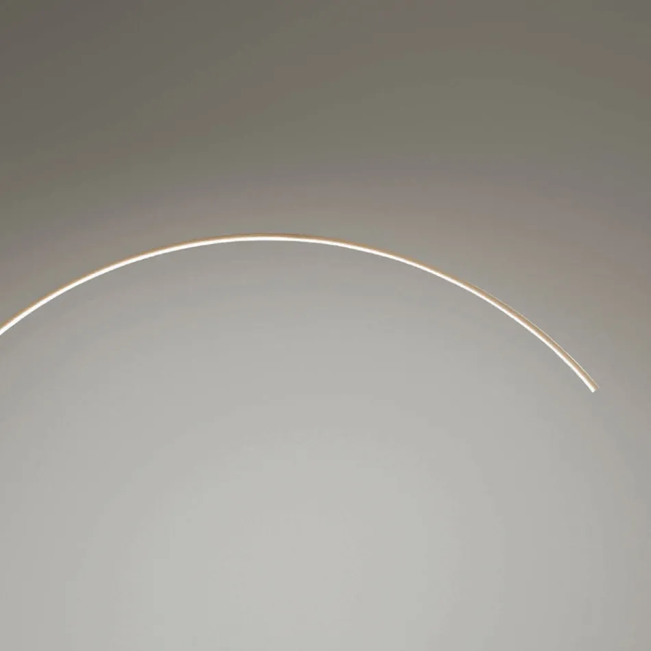 Floor Lamp in Painted Metal with Dimmable LED Light - Eucalyptus Viadurini