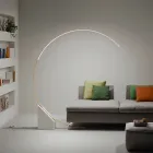 Floor Lamp in Painted Metal with Dimmable LED Light - Eucalyptus Viadurini