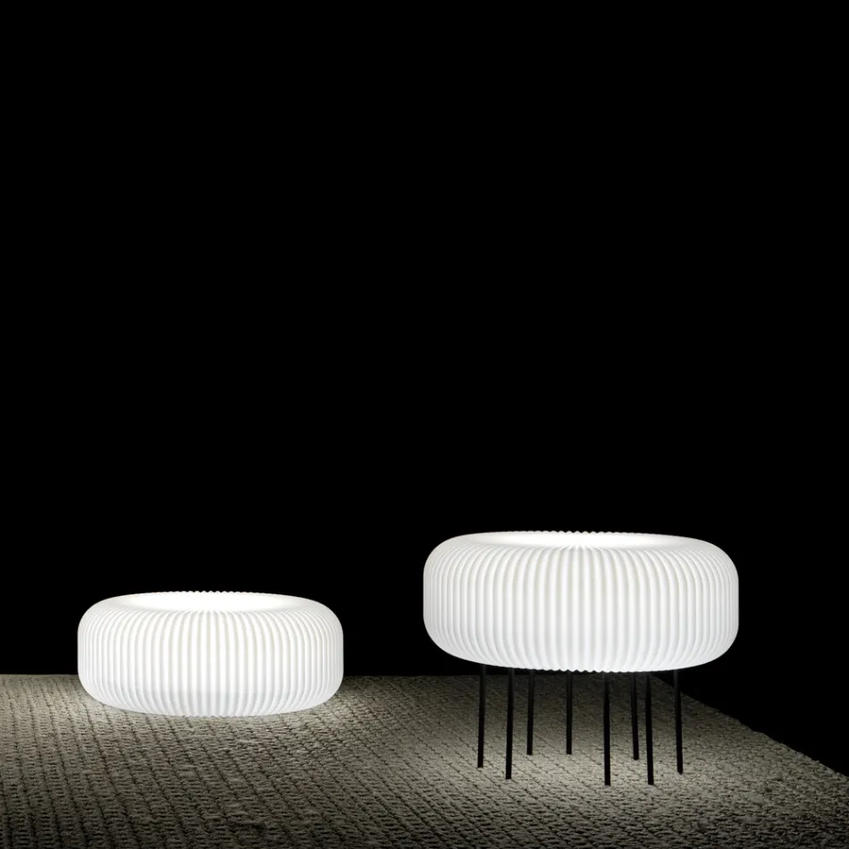 Floor Lamp in Polyethylene in Different Sizes - Disco Viadurini
