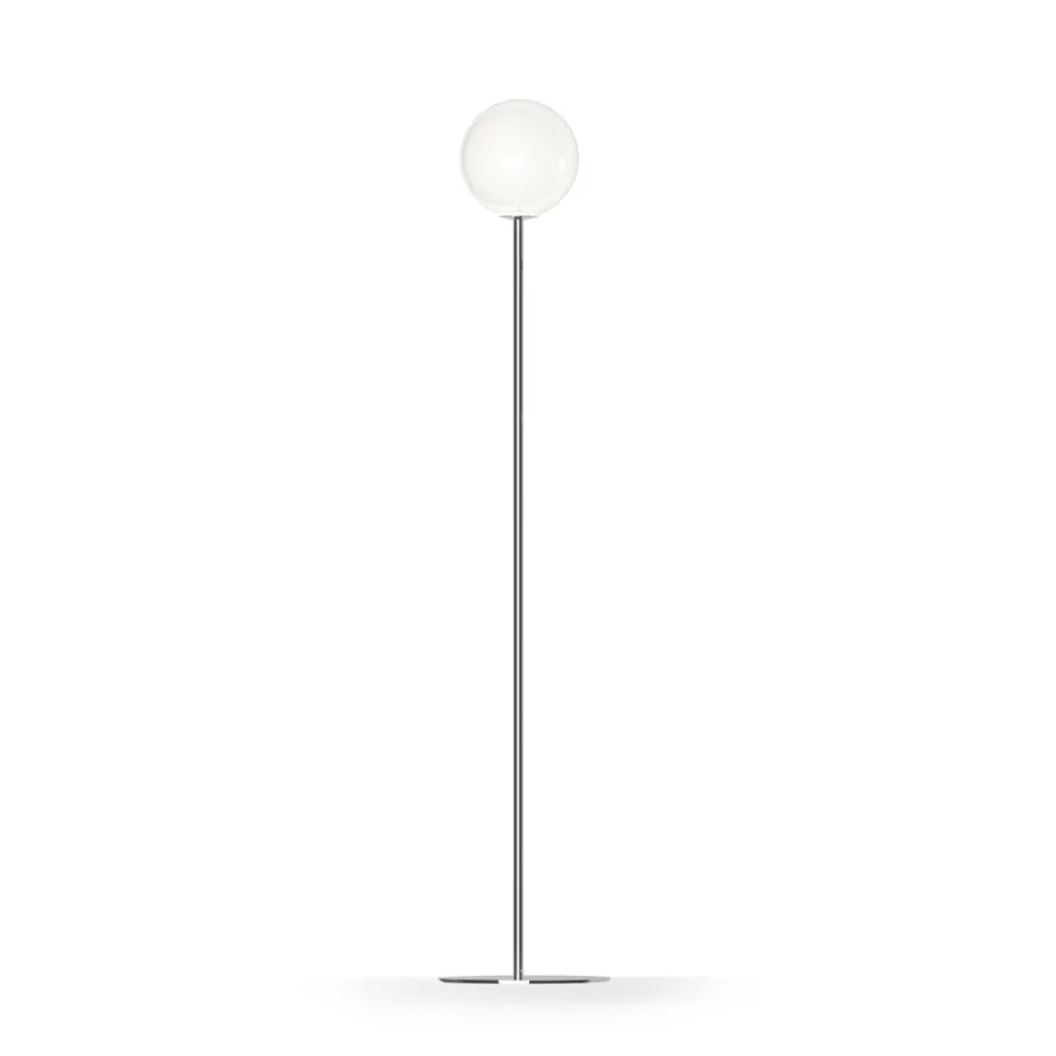 Althea Floor Lamp in Polished or Satin-Finish Cased Glass Made in Italy Viadurini