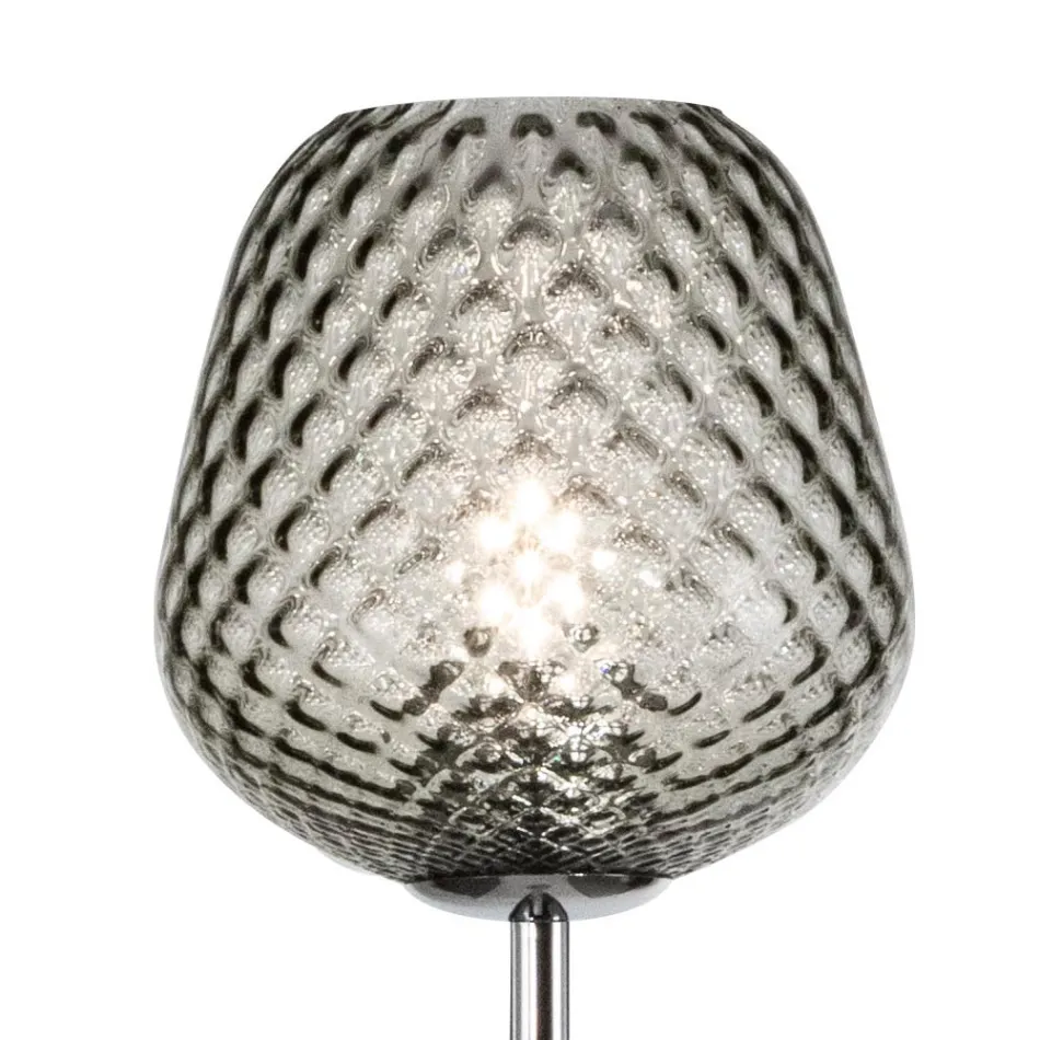 Floor Lamp in Cased or Transparent Glass Made in Italy - Elisia Viadurini