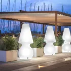 Alvarez Outdoor Floor Lamp with LED Light in Polyethylene Made in Italy Viadurini