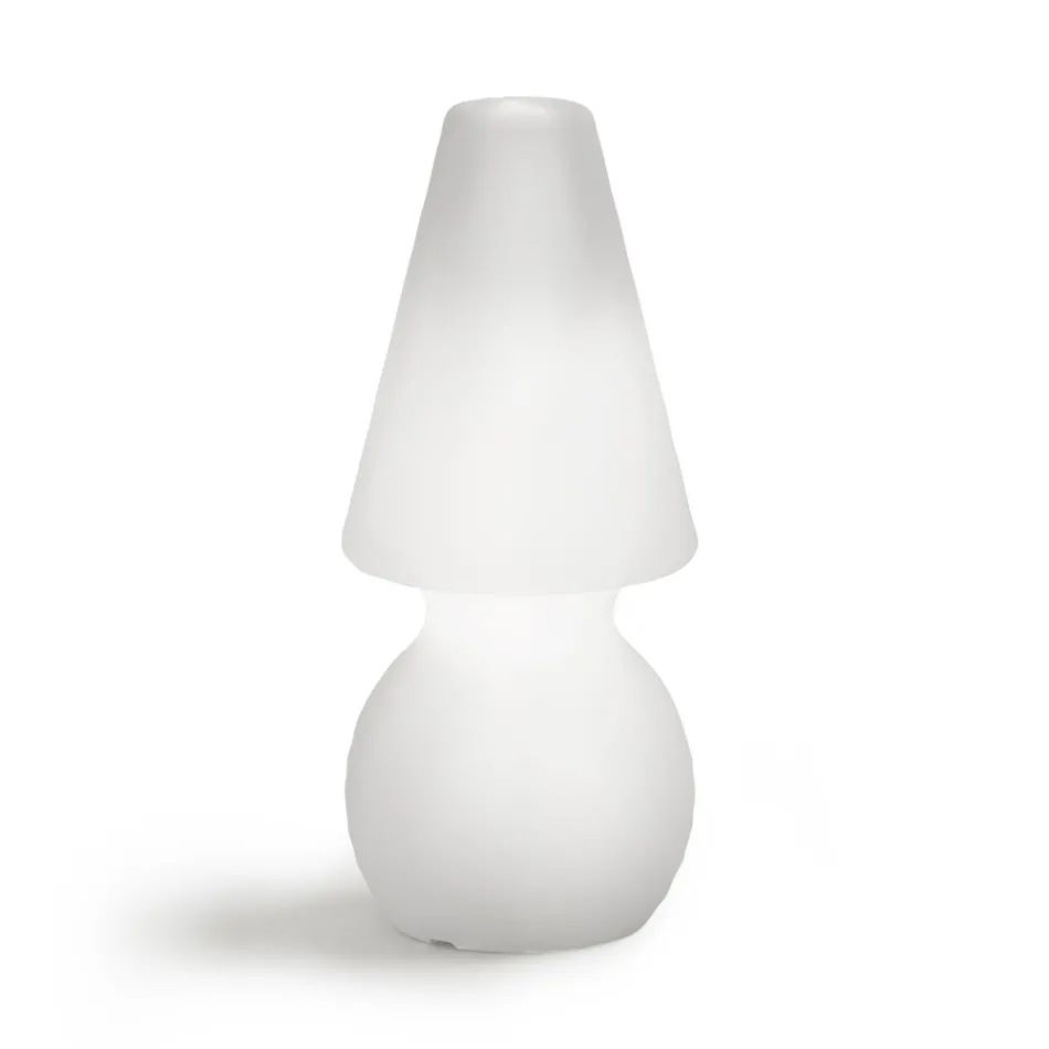 Alvarez Outdoor Floor Lamp with LED Light in Polyethylene Made in Italy Viadurini