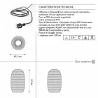 Floor Lamp for Outdoor Design in 3 Sizes, 2 Pieces - Pandora S by Myyour Viadurini