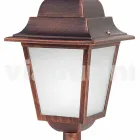 Aluminum outdoor floor lamp made in Italy, Aquilina Viadurini