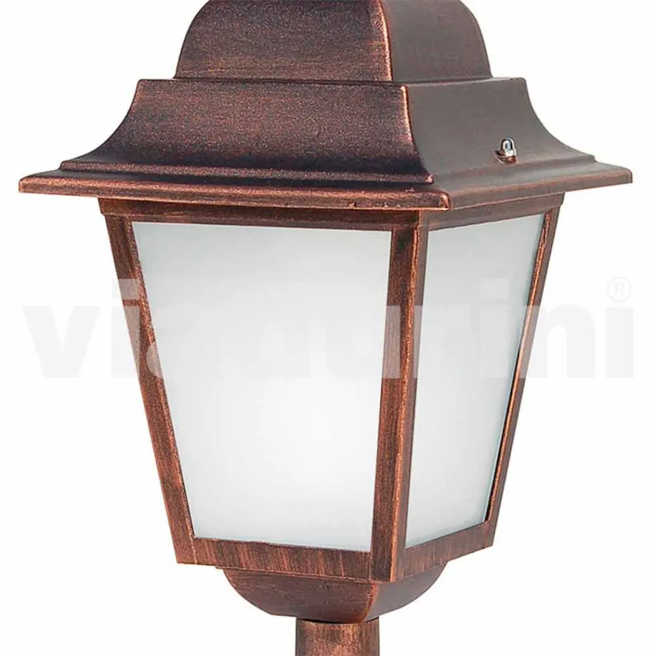 Aluminum outdoor floor lamp made in Italy, Aquilina Viadurini