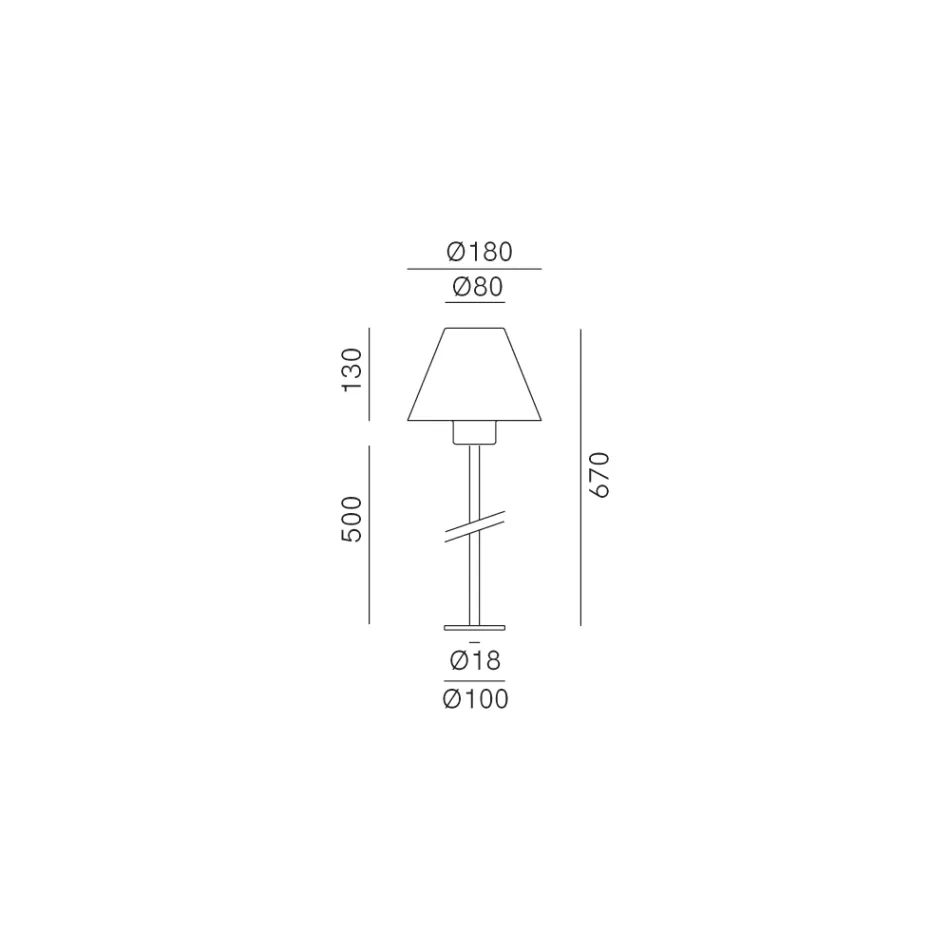 Outdoor Floor Lamp in Brass and Copper Made in Italy - Sword Viadurini