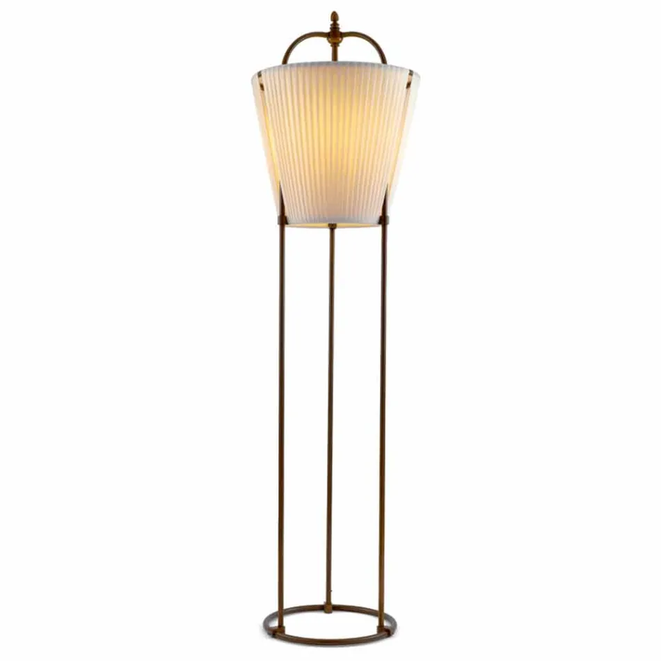 Tenarunga floor lamp, antique brass, 1 light Viadurini