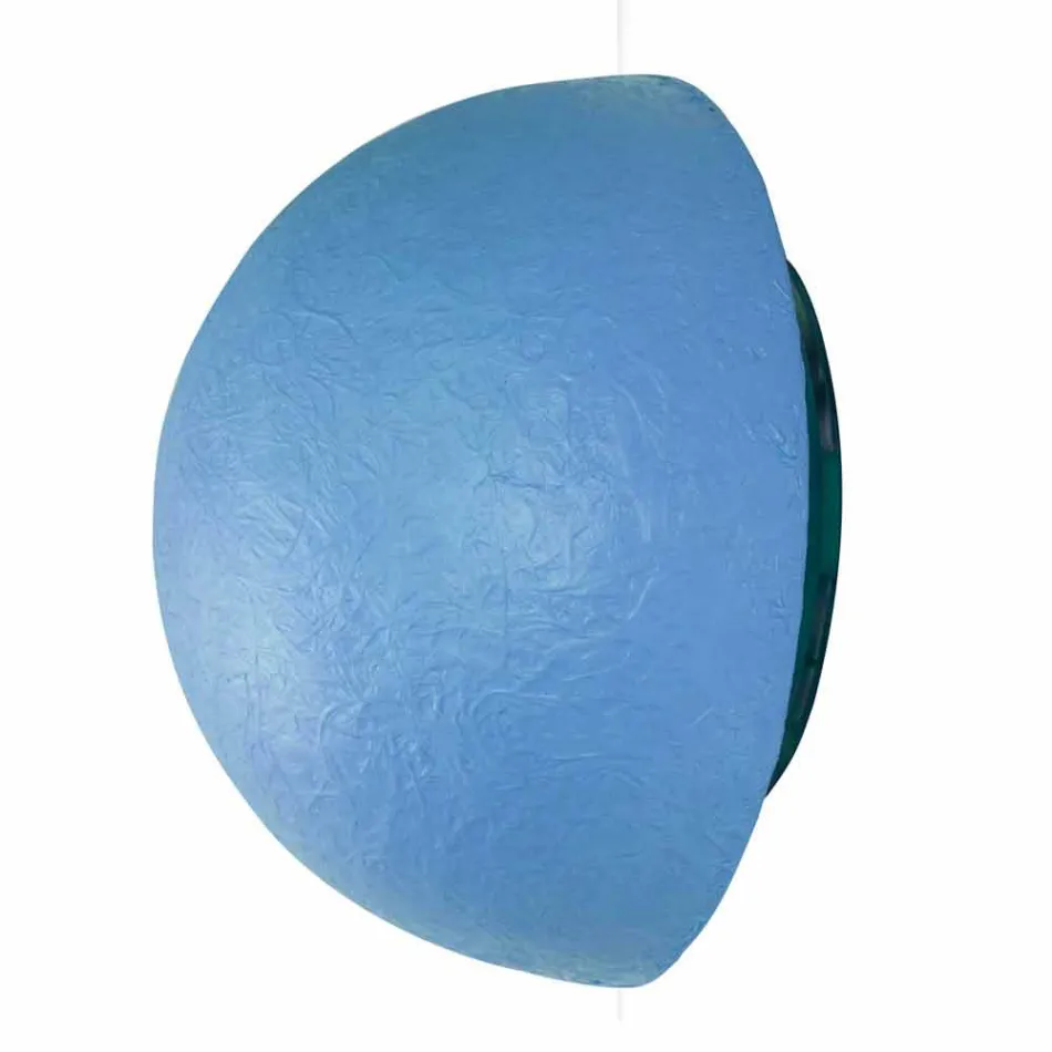 In-es.artdesign Button design wall lamp in colored nebulite Viadurini